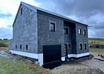 Façade isolant à Grez-Doiceau